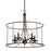 Minka Lavery Westchester 5 Lt 25" Chandelier, Coal/Skyline Gold Leaf - 1047-677