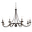 Minka Lavery Westchester 8 Lt Chandelier, Coal/Skyline Gold Leaf - 1048-677