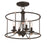 Minka Lavery Westchester 4 Lt Semi Flush, Coal/Skyline Gold - 1049-677