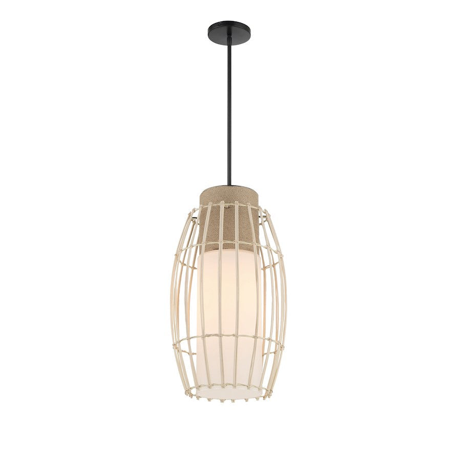 Minka Lavery Watermill 1 Light Pendant, Coal - 1104-66A