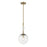 Minka Lavery Populuxe 1 Light Mini Pendant, Oxidized Aged Brass - 1335-923