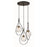 Minka Lavery Cody 3 Light Pan Pendant, Coal/Soft Brass - 1533-726