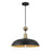 Minka Lavery Biloxi 1Lt Large Pendant, Coal/Weathered Antique Brass - 1996-862