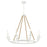 Minka Lavery Lanton 8 Light Chandelier, Sand White - 2128-655