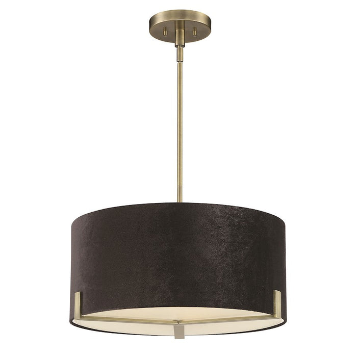 Minka Lavery Westboro Boulevard 3 Light Pendant, Antique Brass - 2153-724