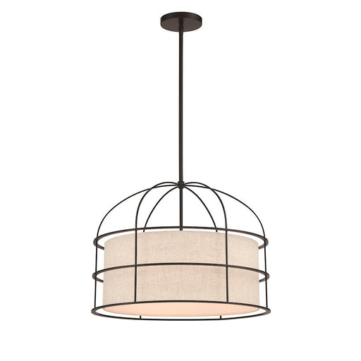 Minka Lavery Gateway Park 5-Lt Convertible Pendant/Semi Flush, Coal - 2155-66A