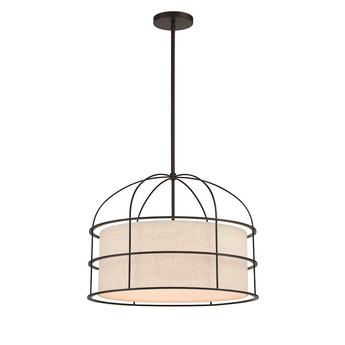 Minka Lavery Gateway Park 5-Lt Convertible Pendant/Semi Flush, Coal - 2155-66A