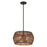Minka Lavery Brentwood Shore 4 Light Pendant, Coal/Bronze - 2164-66A