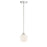 Minka Lavery Camrin 1 Light Mini Pendant, Brushed Nickel - 2171-84