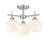 Minka Lavery Camrin 3 Light Semi Flush, Brushed Nickel - 2172-84