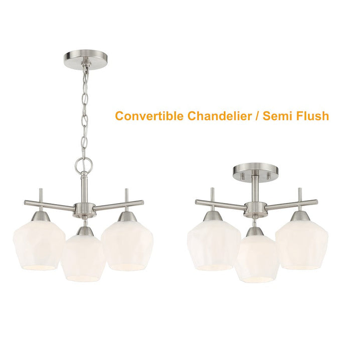 Minka Lavery Camrin 3 Light Semi Flush