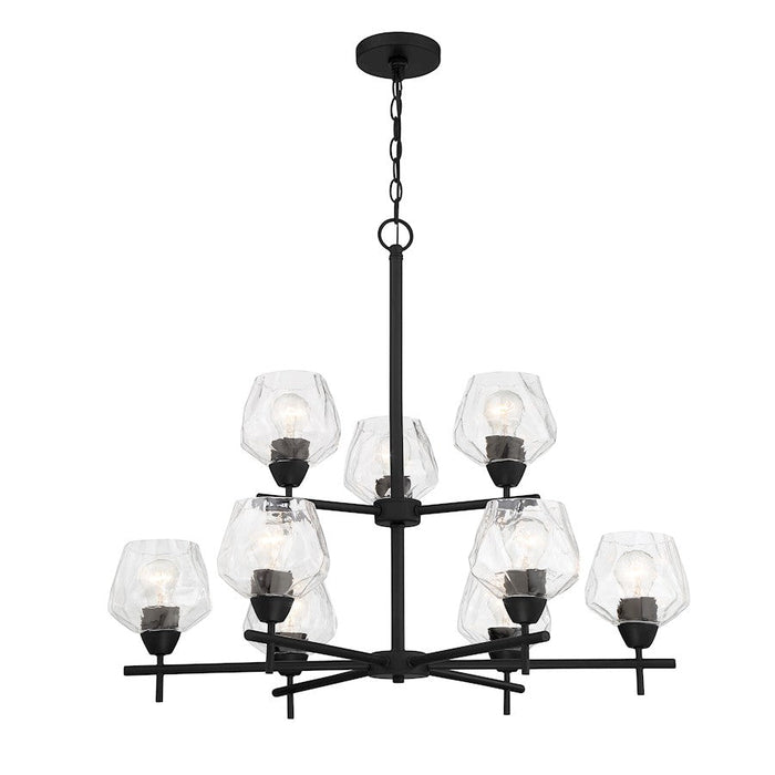 Minka Lavery Camrin 9 Light Chandelier, Coal - 2179-66A