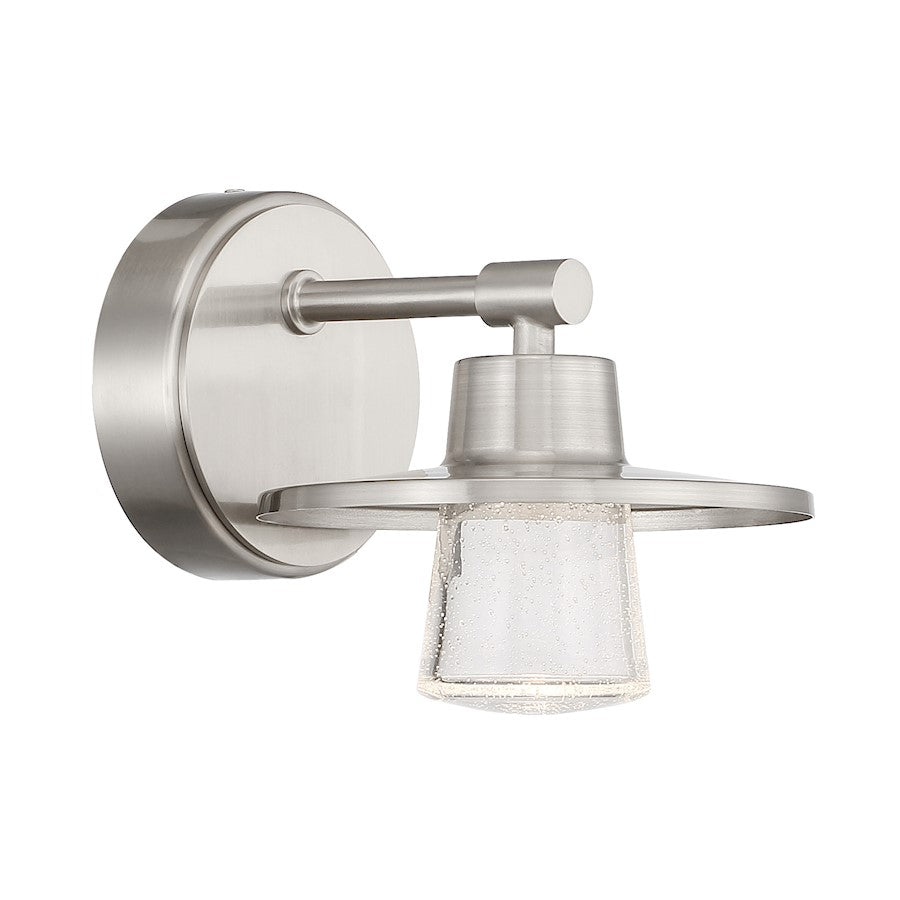 Minka Lavery Beacon Avenue LED Wall Sconce, Nickel/Clear Seedy - 2421-84-L