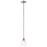 Minka Lavery Winsley 1 Light Mini Pendant, Brushed Nickel - 2430-84