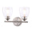 Minka Lavery Winsley 2 Light Bath Light, Brushed Nickel - 2432-84