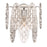 Minka Lavery Isabella'S Reign 1 Light Wall Sconce, Nickel/Clear - 2483-613