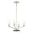 Minka Lavery Highland Crossing 4 Light Chandelier, Coal/Nickel /Clear - 2494-572