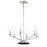 Minka Lavery Highland Crossing 6 Light Chandelier, Coal/Nickel /Clear - 2495-572