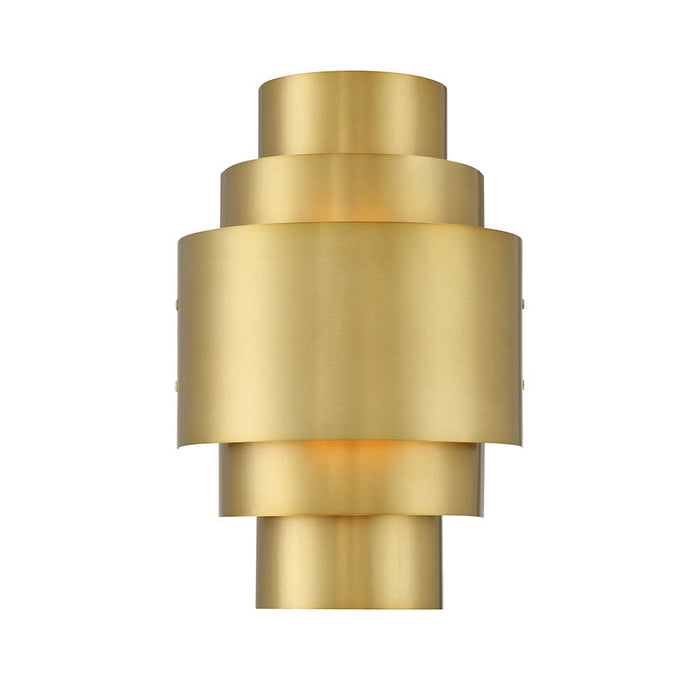 Minka Lavery Spyglass Terrace 2 Light Wall Sconce, Soft Brass - 2532-695