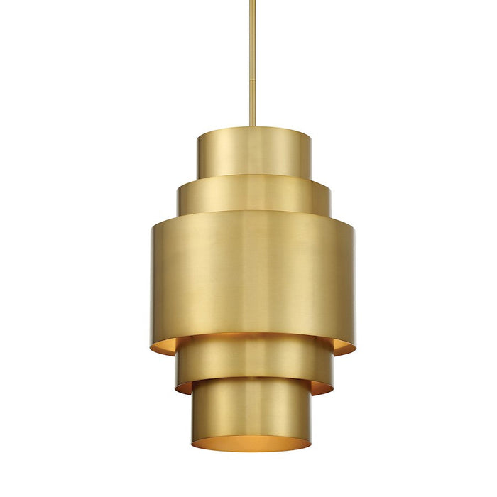 Minka Lavery Spyglass Terrace 3 Light Pendant, Soft Brass - 2533-695