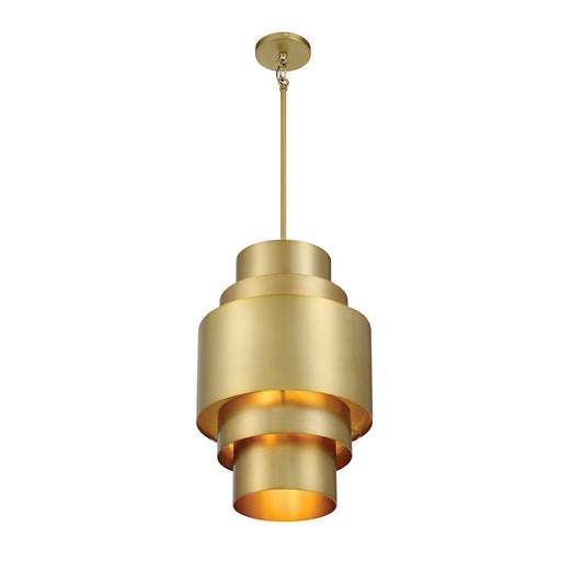 Minka Lavery Spyglass Terrace Pendant, Soft Brass