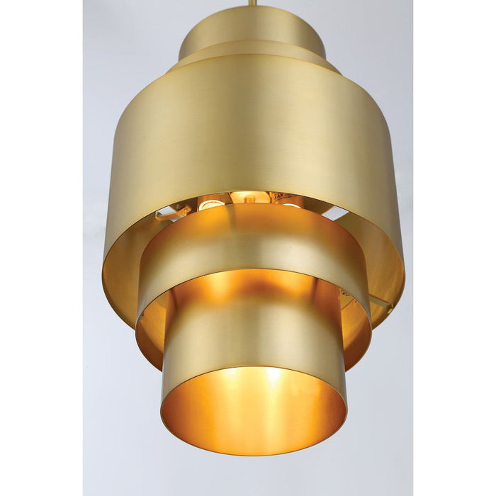 Minka Lavery Spyglass Terrace Pendant, Soft Brass