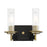 Minka Lavery Baldwin Park 2 Light Bath Vanity, Coal/Soft Brass - 2542-726