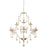 Minka Lavery Colonial Charm 9Lt Chandelier, White Wash/Sun Dried Clay - 2669-717