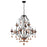 Minka Lavery Colonial Charm 9 Light 2 Tier Chandelier, Bronze/Walnut - 2669-723