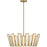 Minka Lavery Ricochet 5 Light Pendant, Soft Brass - 2675-695