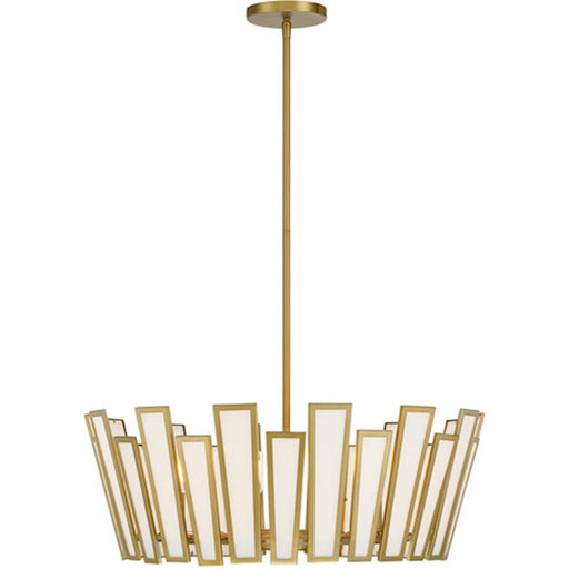 Minka Lavery Ricochet 5 Light Pendant, Soft Brass - 2675-695