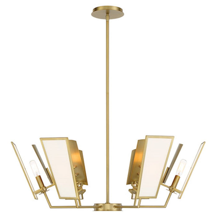 Minka Lavery Ricochet Chandelier, Soft Brass