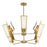 Minka Lavery Ricochet Chandelier, Soft Brass