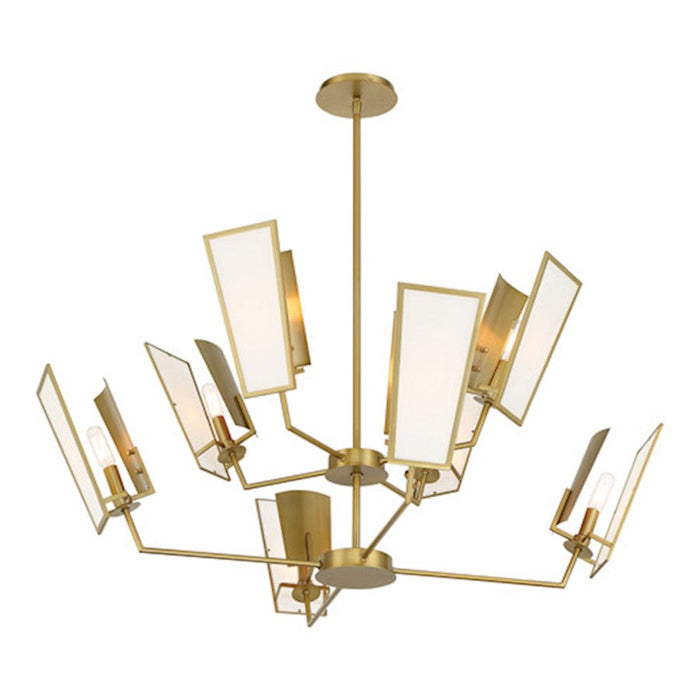 Minka Lavery Ricochet Chandelier, Soft Brass