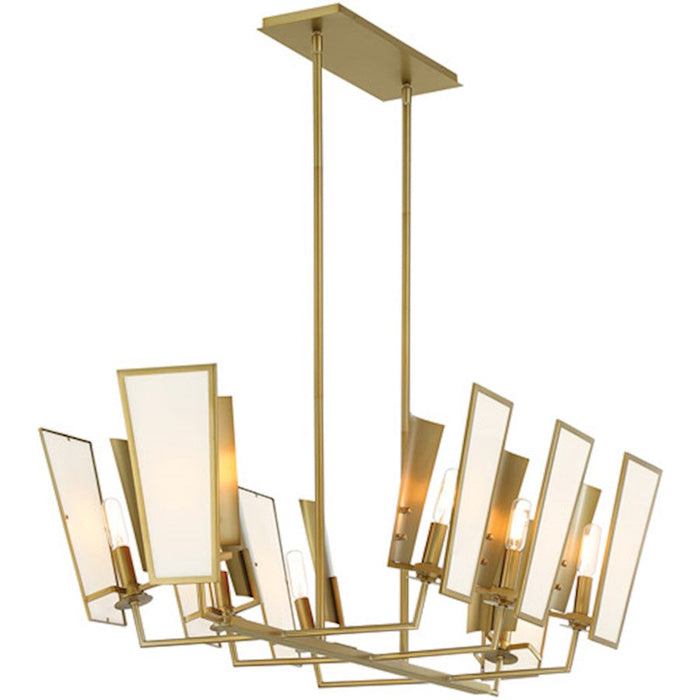 Minka Lavery Ricochet 8 Light Island, Soft Brass