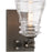 Minka Lavery Graham Avenue 1 Light Wall Sconce, Smoked Iron/Nickel