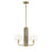 Minka Lavery Chelsea By Robin Baron 3 Light Chandelier, Soft Brass - 2783-695