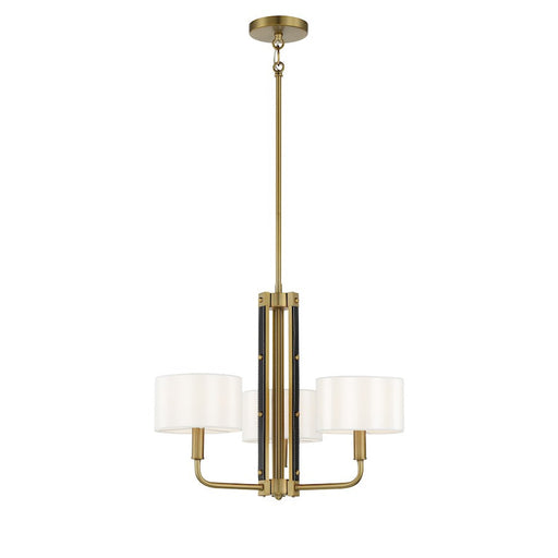 Minka Lavery Chelsea By Robin Baron 3 Light Chandelier, Soft Brass - 2783-695