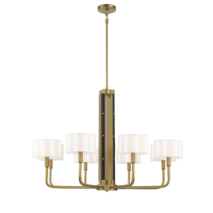 Minka Lavery Chelsea By Robin Baron 8 Light Chandelier, Soft Brass - 2788-695