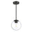 Minka Lavery Auresa 1 Light Mini Pendant, Coal - 2790-66A