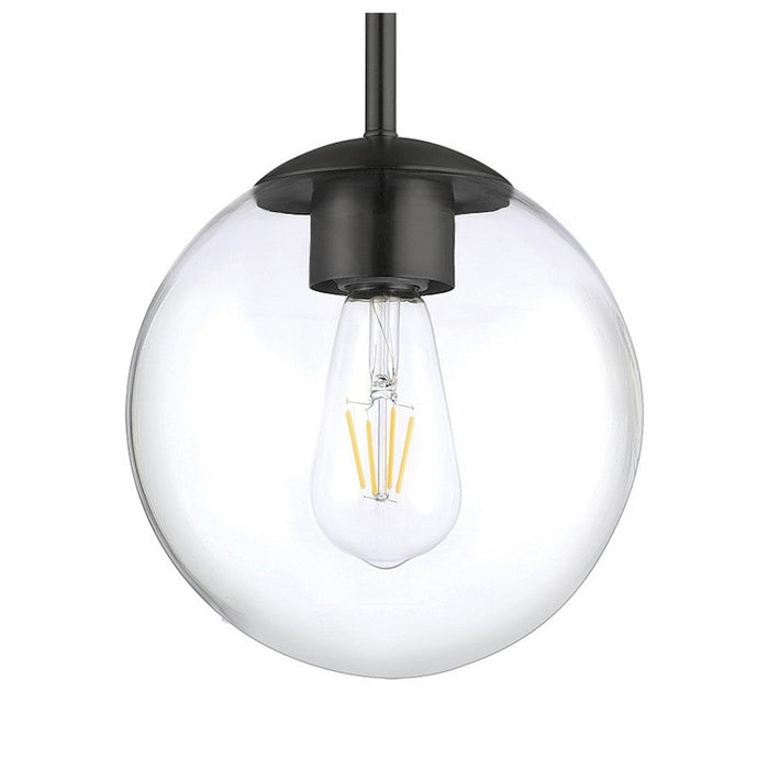 Minka Lavery Auresa 1 Light Mini Pendant, Coal