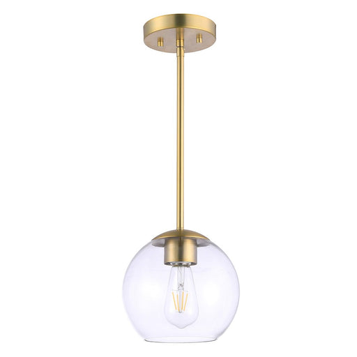 Minka Lavery Auresa 1 Light Mini Pendant, Soft Brass - 2790-695