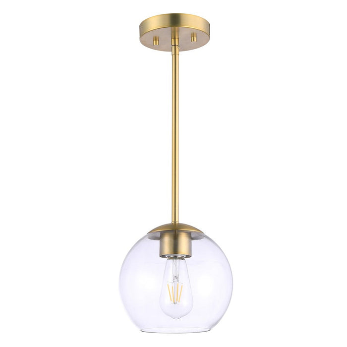 Minka Lavery Auresa 1 Light Mini Pendant, Soft Brass - 2790-695