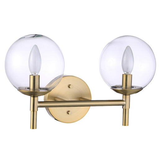 Minka Lavery Auresa 2 Light Bath Vanity, Soft Brass - 2792-695