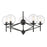 Minka Lavery Auresa 5 Light Chandelier, Coal