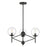 Minka Lavery Auresa 3 Light Pendant, Metal, Coal - 2796-66A