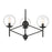 Minka Lavery Auresa 3 Light Pendant, Metal, Coal