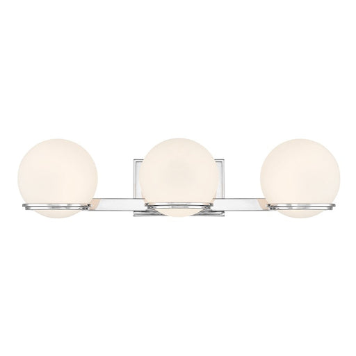 Minka Lavery Hollywood Nights LED 3 Light Bath Light, Chrome - 2843-77-L