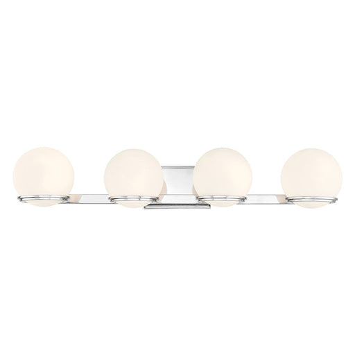 Minka Lavery Hollywood Nights LED 4 Light Bath Light, Chrome - 2844-77-L