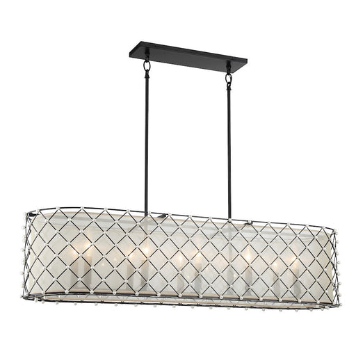 Minka Lavery Sheer Elegance 10 Light Island, Coal - 2869-66A